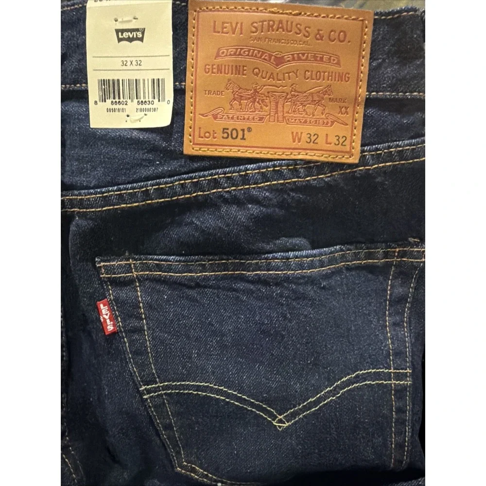 Levi's Men's 501 Original Jeans NWT SIZE 32Wx32L